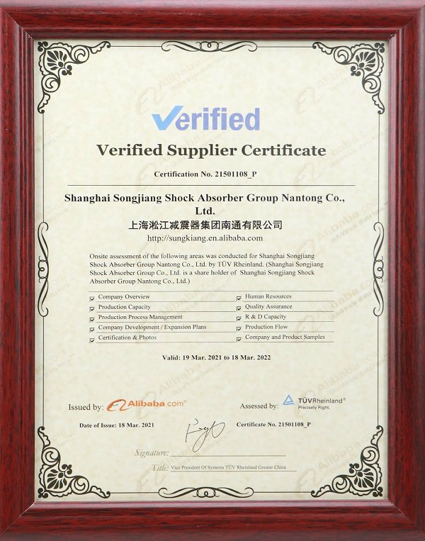 Songjiang Group-Rheinland Certificate verified China din Rubber Expansion joint supplier get in 2021