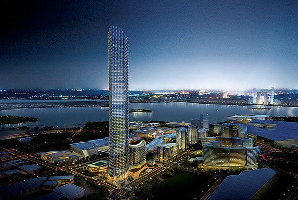 The tallest building in Suzhou International Financial Center installed high pressure din rubber joints for fire protection